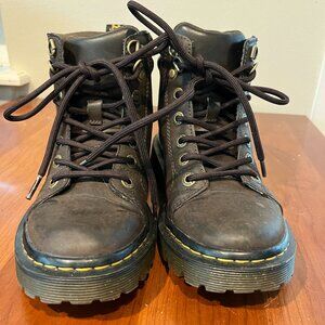 Dr.  Martens brown leather boots